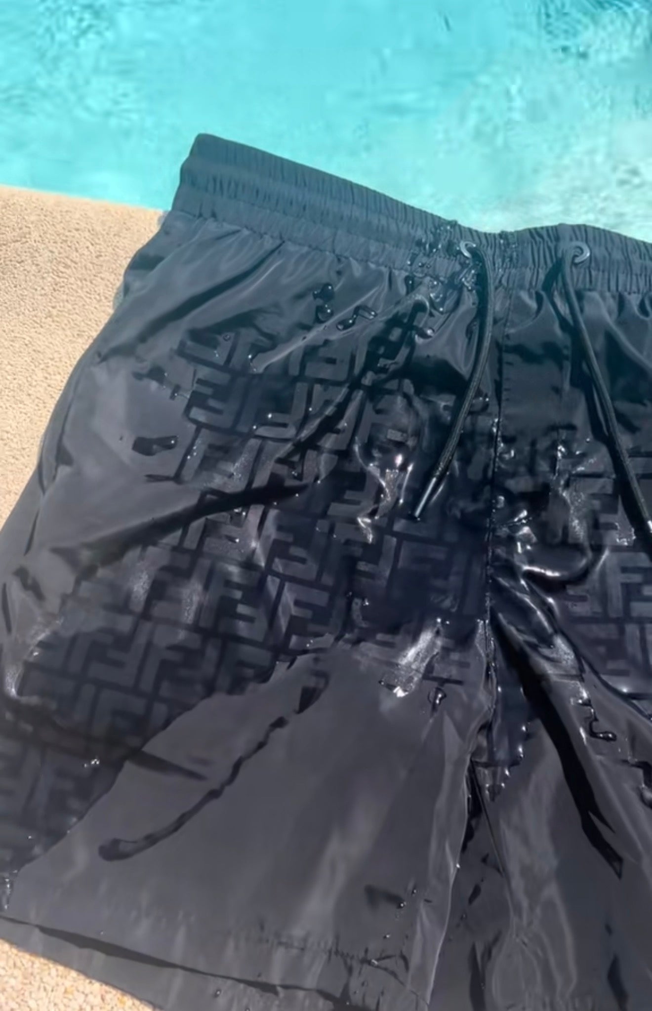 Short de bain Tenerife réactif à l’eau